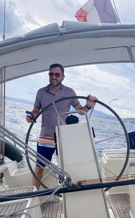 Cyril, skipper and captain of Sinbad
